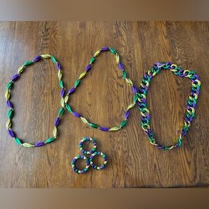 Mardi Gras Necklaces & Bracelets, new